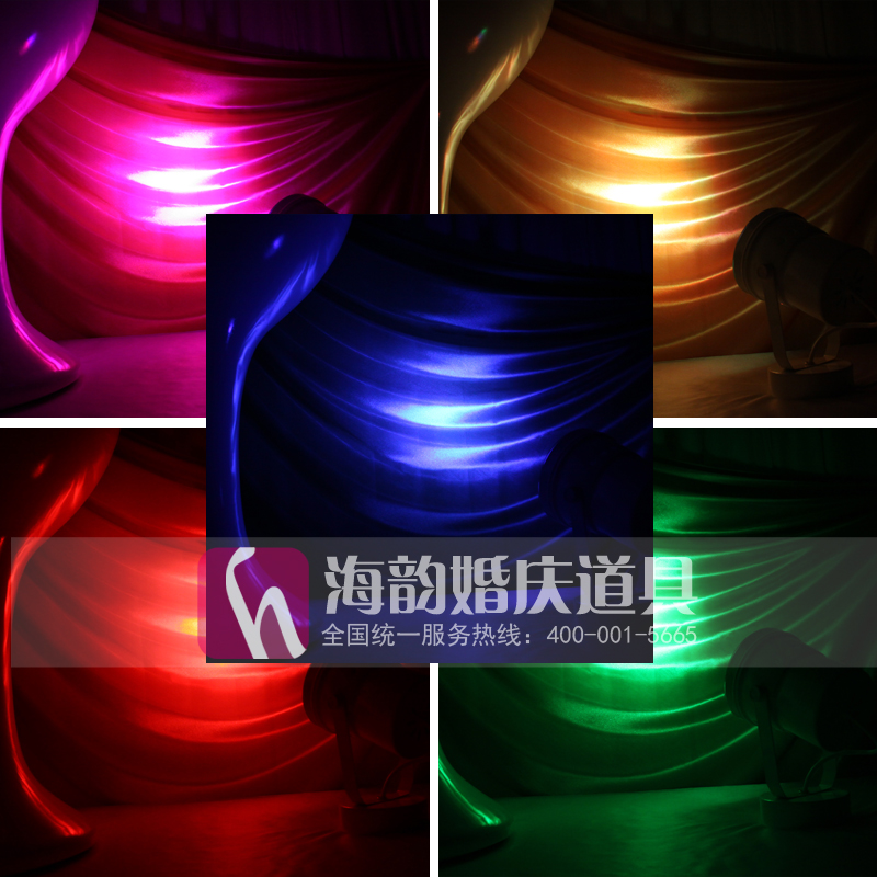 Wholesale of wedding venue supplies, stage background lighting, floor lamps, 12-watt LED spotlights Application Scenario