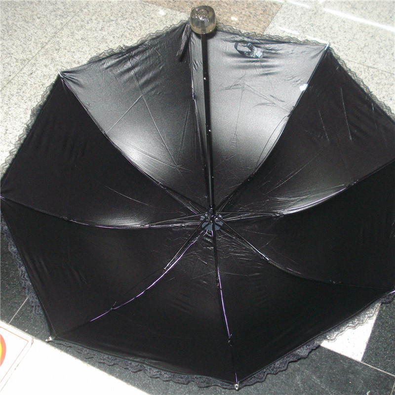Lace border wind umbrella, ladylike style sun umbrella, UV protection sunshade umbrella Application Scenario