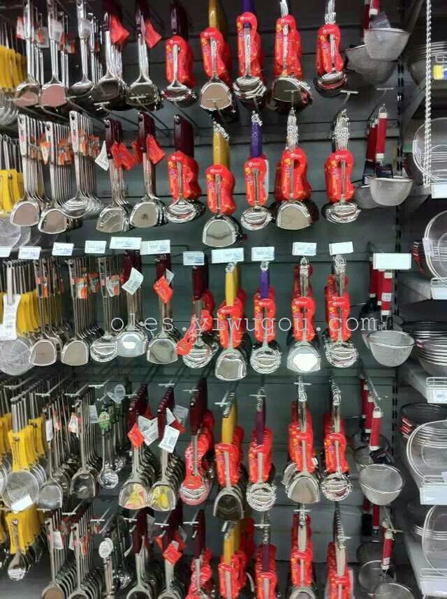 不锈钢厨具，不锈钢铲子，不锈钢汤勺，不锈钢汤漏产品图