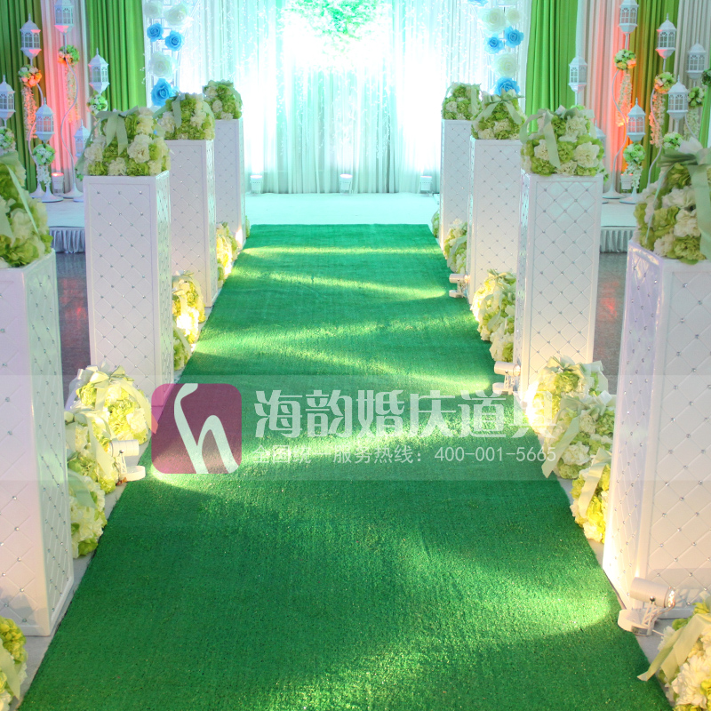 Wedding venue supplies, stage wedding props, outdoor carpets, park turf, turf carpets Application Scenario