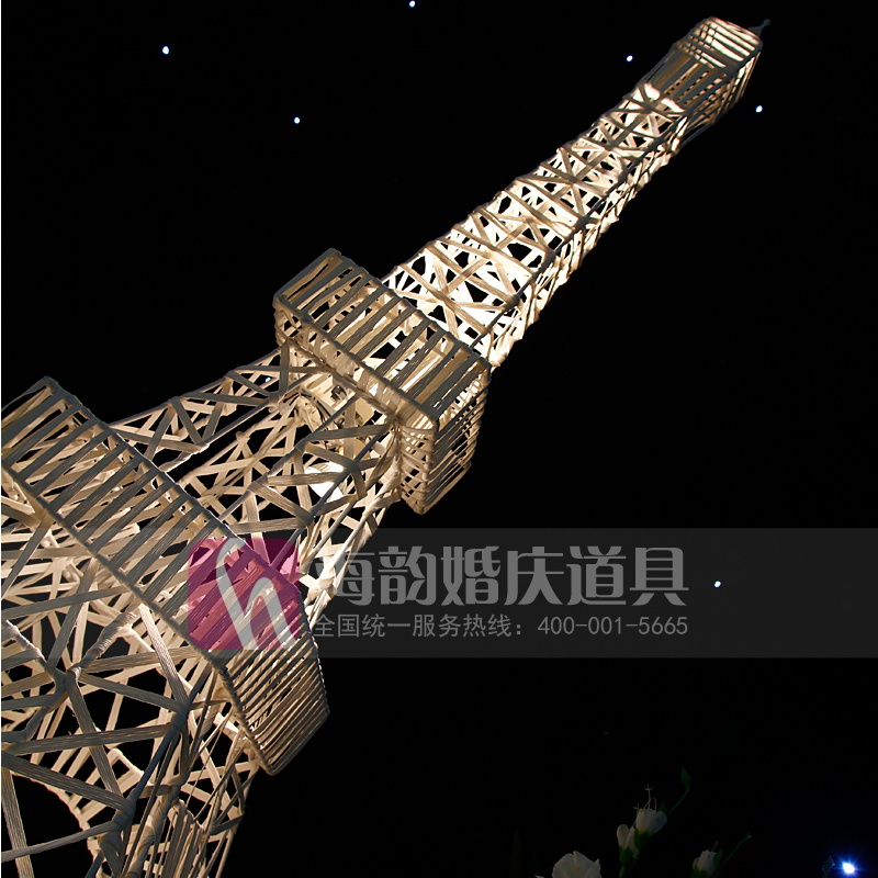 Haiyun wedding props, wedding supplies, decorative items, creative products, Eiffel Tower details Picture