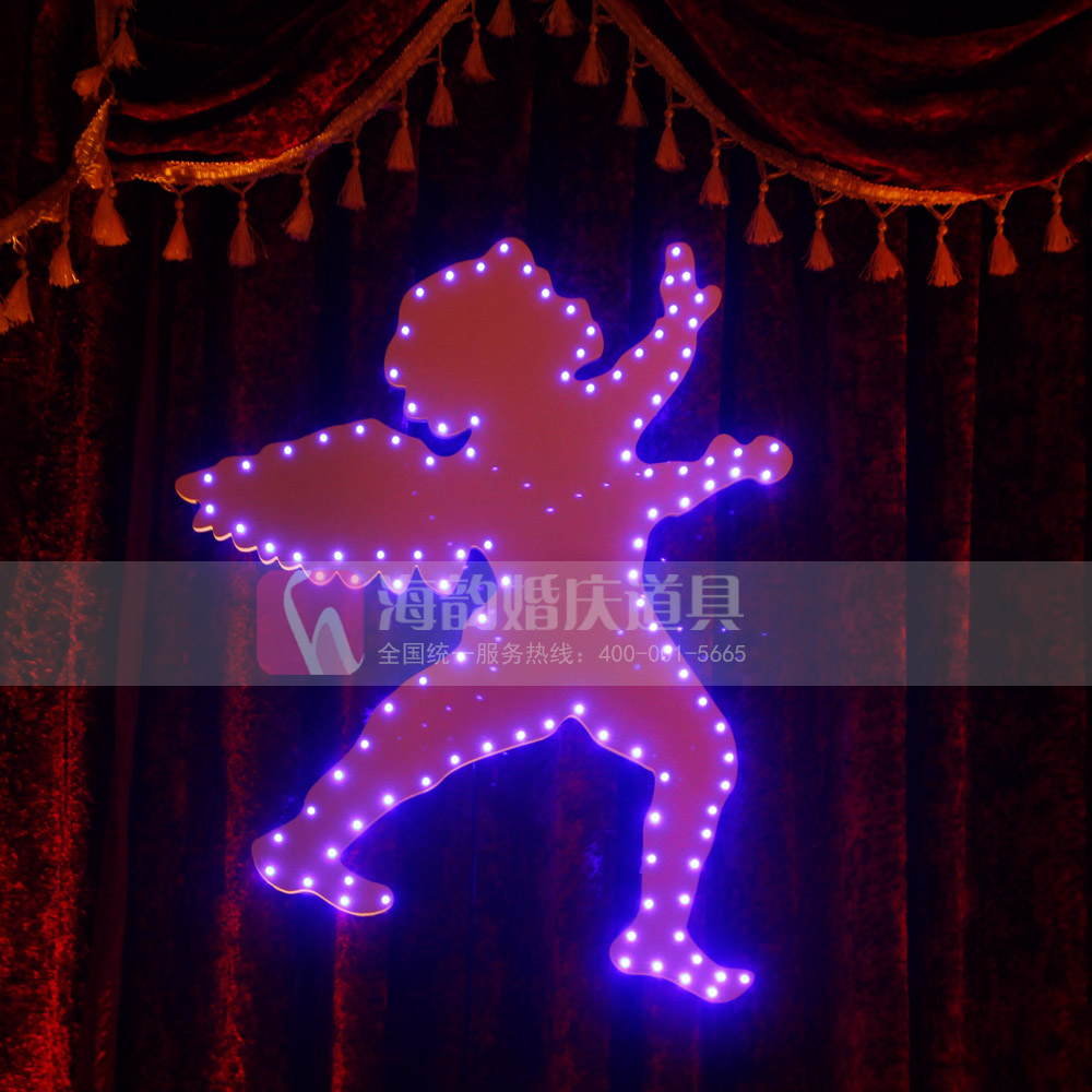 Special offer wedding supplies, decorative items, background decorations, glowing angels Specification image