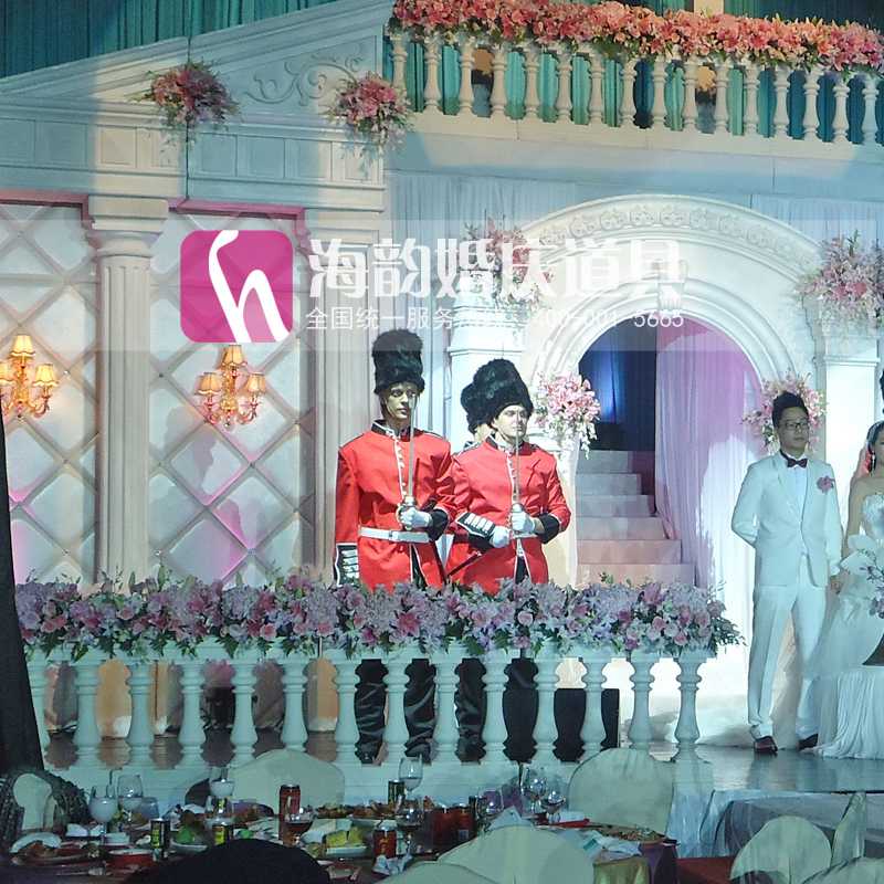 Yiwu quality goods Haiyun wedding props, wedding stages, stage ornaments, European-style foam fences, vases, railings