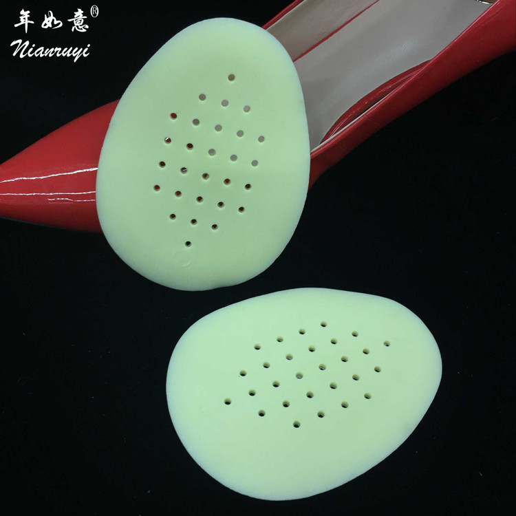 Front Sole Latex Perforated Breathing Non-Slip Insole Silicone For Sore Feet details Picture