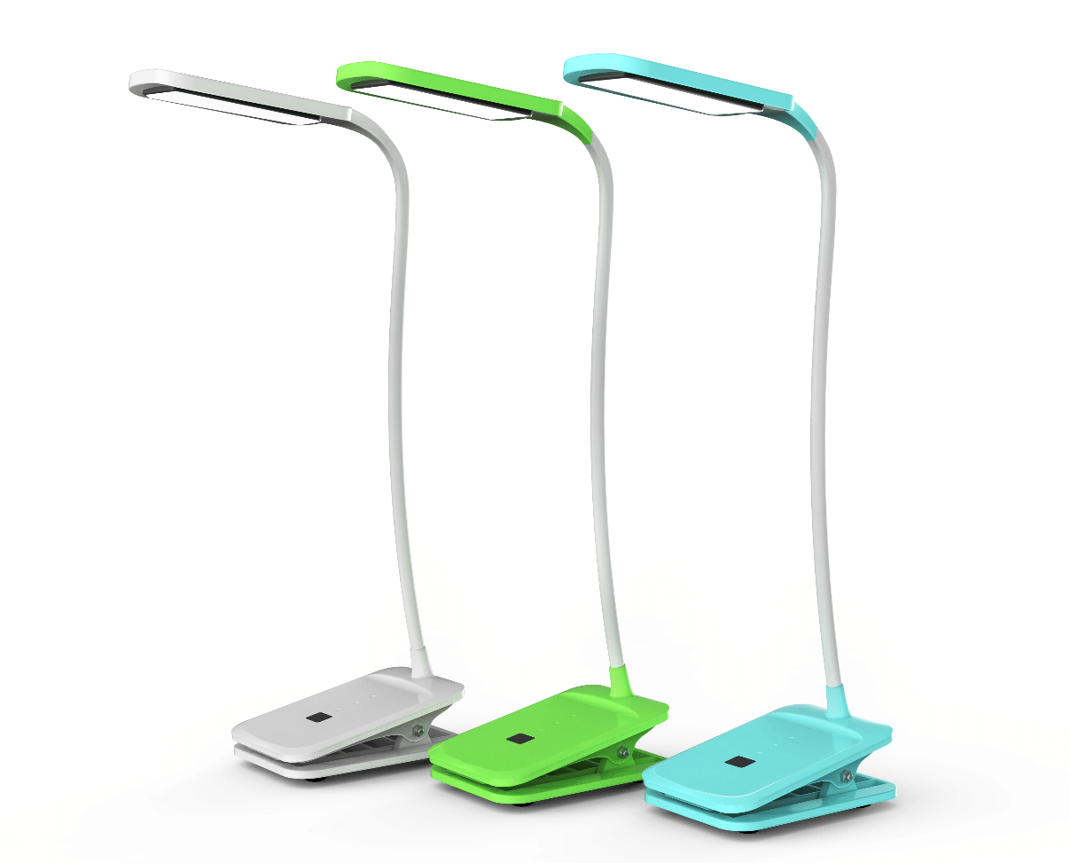 义乌好货 新款LED夹子台灯触摸3挡可以蓄电台灯