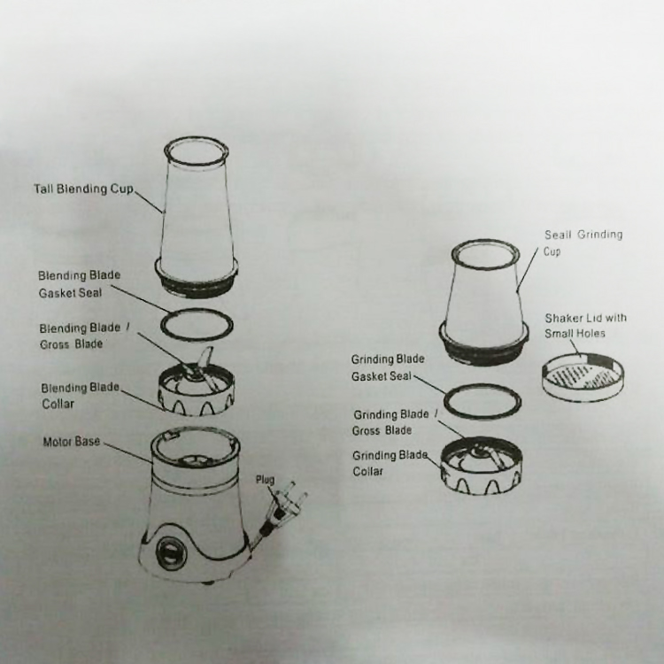 Factory direct sales of new juicers, multi-functional juicers Specification image