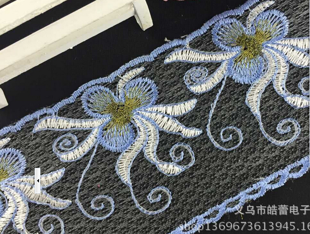 Set Yarn Lace 10Cm Home Textile Accessories Towel Embroidery Multi-Color Series 1 details Picture