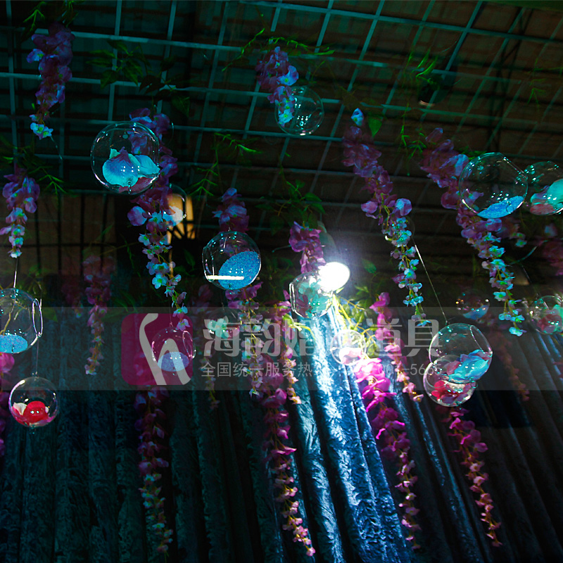 Yiwu Haiyun Wedding props, wedding supplies, pendants, decorative crystal glass balls Application Scenario