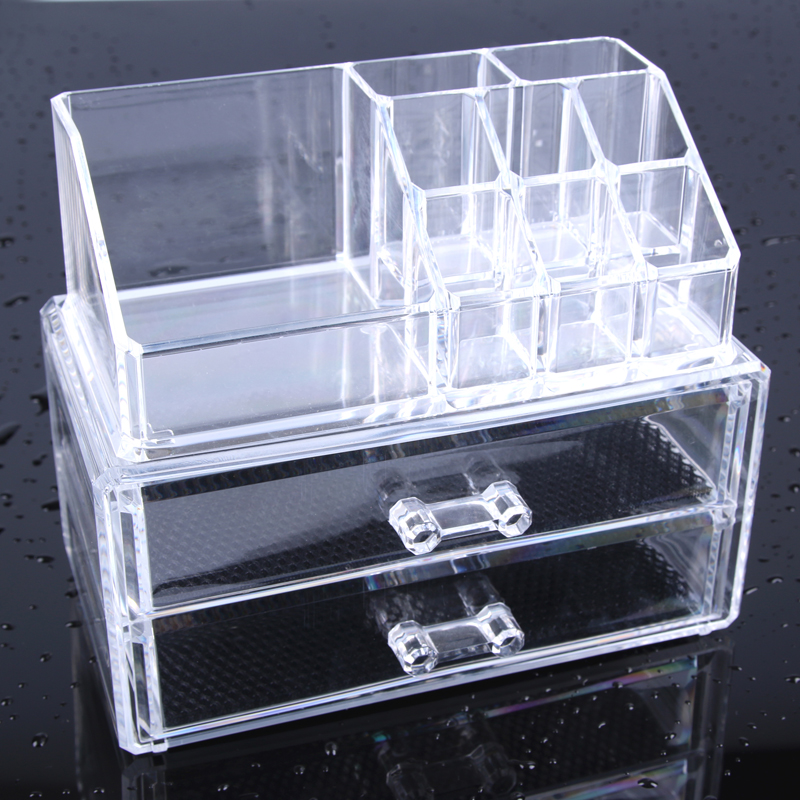 Acrylic drawer box, storage box, makeup box, lipstick stand, transparent box 8800-2 Application Scenario