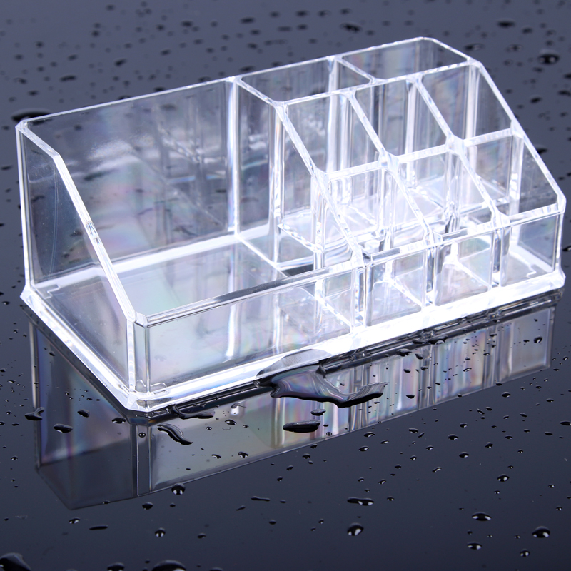 Acrylic makeup storage box, grid makeup box, lipstick box, transparent box 2020 Application Scenario