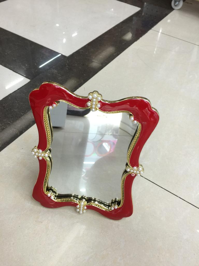 塑料台式化妆镜子4色混2详情3