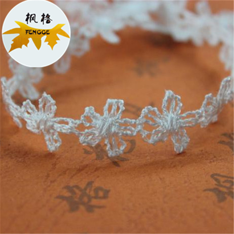 Direct sales from the manufacturer of new water-soluble polyester clothing accessories with hollowed-out lace details Picture
