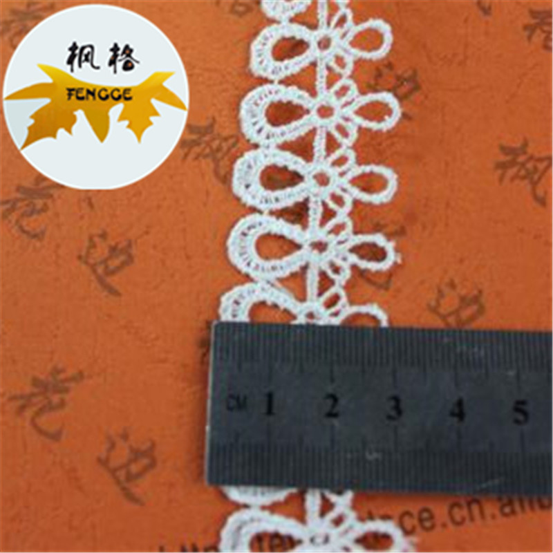 Factory direct sales of new white perforated lace DIY clothing accessories Specification image