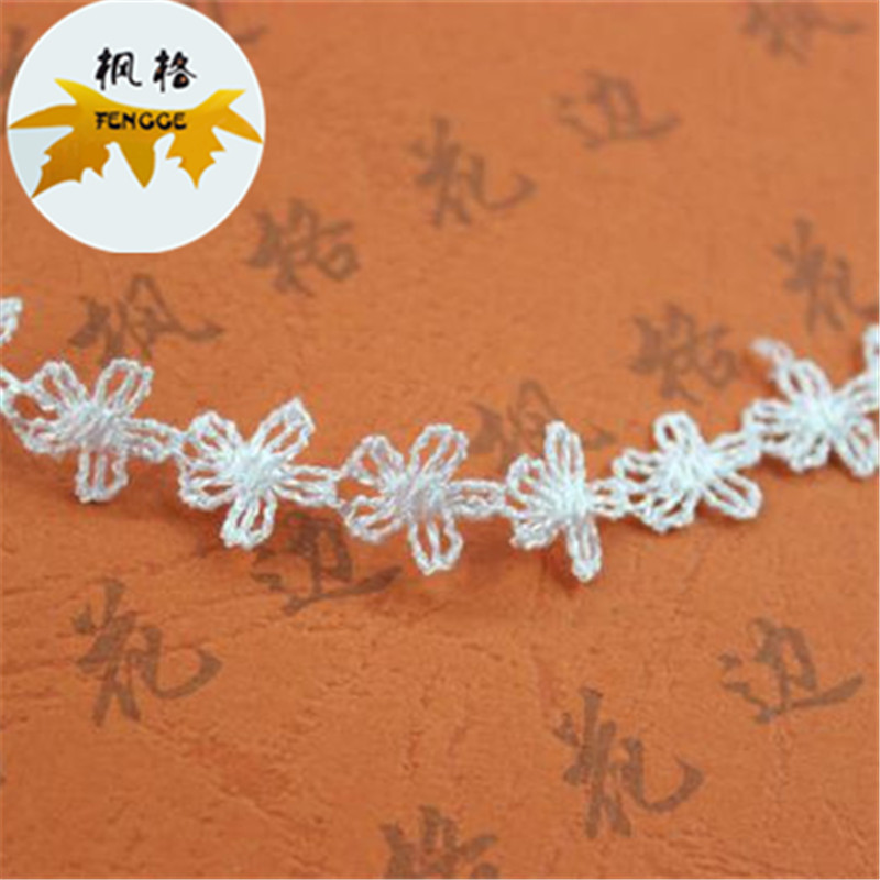 Direct sales from the manufacturer of new water-soluble polyester clothing accessories with hollowed-out lace Application Scenario
