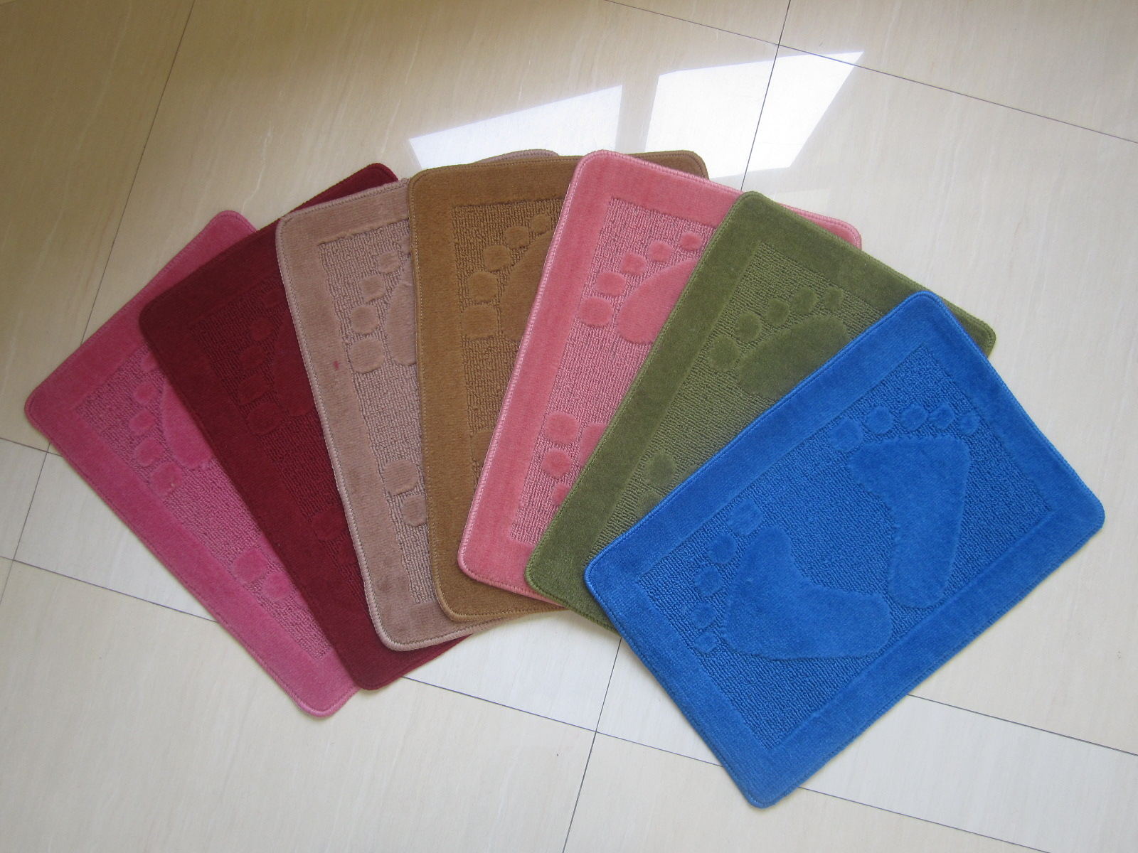 丙纶门垫脚印40*60 45*75 50*80