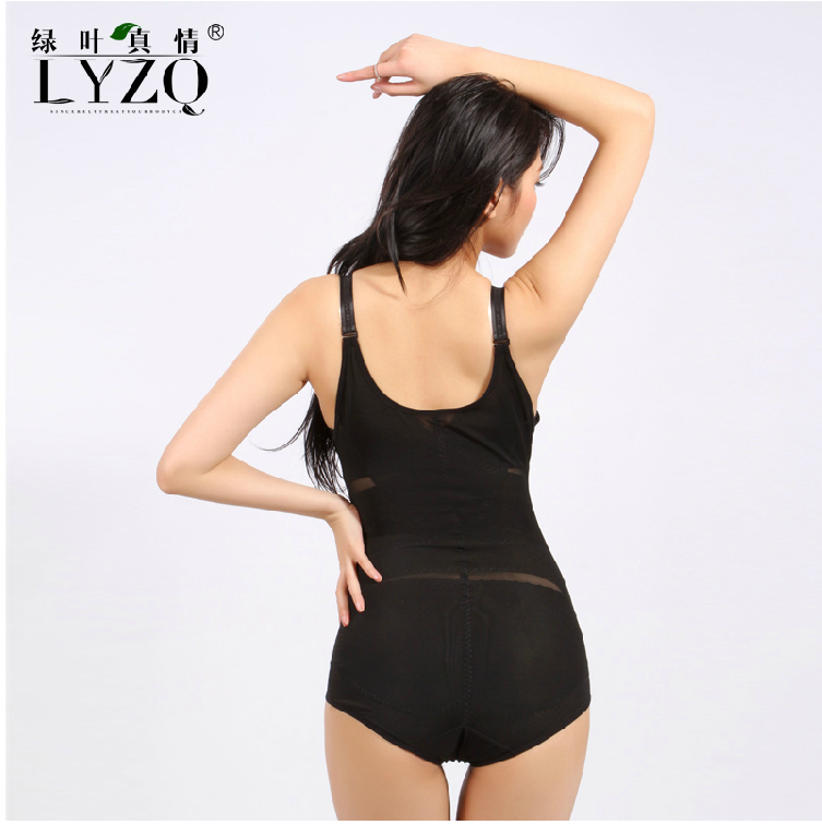 塑身衣 女薄夏季新款美体托胸提臀收腹束腰无痕束身衣连体塑身衣细节图