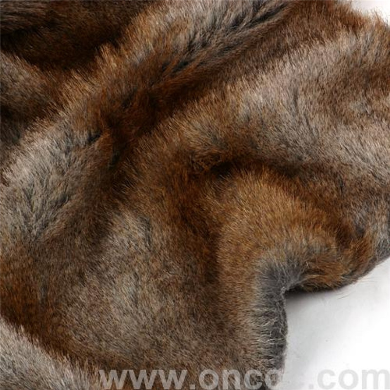 High-end three-color cat print fabric