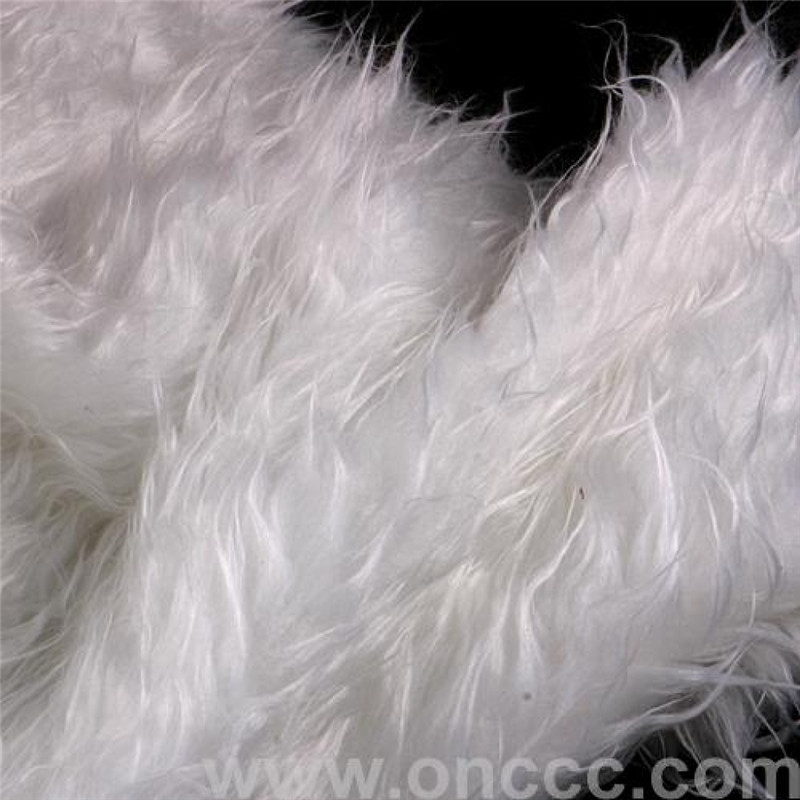 Direct sales of high-end white long-haired fabric from the manufacturer