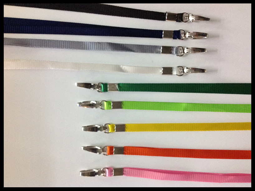 Factory direct sales, with a wide variety of colors, 1.0 thickness and width, easy to hook, ID card rope Specification drawing