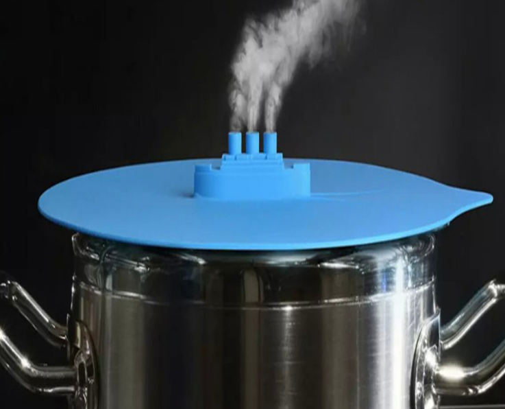Ship silicone pot lid Titanic silicone cup lid