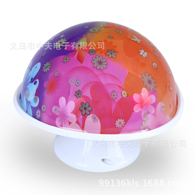 New product launch: USB Fantasy Mushroom Seven-Color Color-changing Energy-saving Night Light Application Scenario