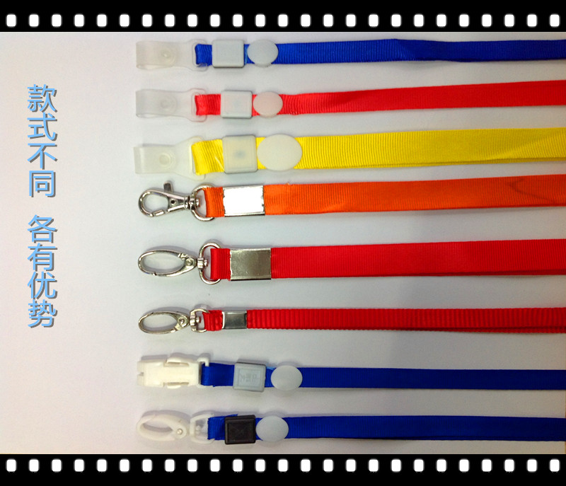 Factory direct sales, with a wide variety of colors, 1.0 thickness and width, easy to hook, ID card rope Application Scenario