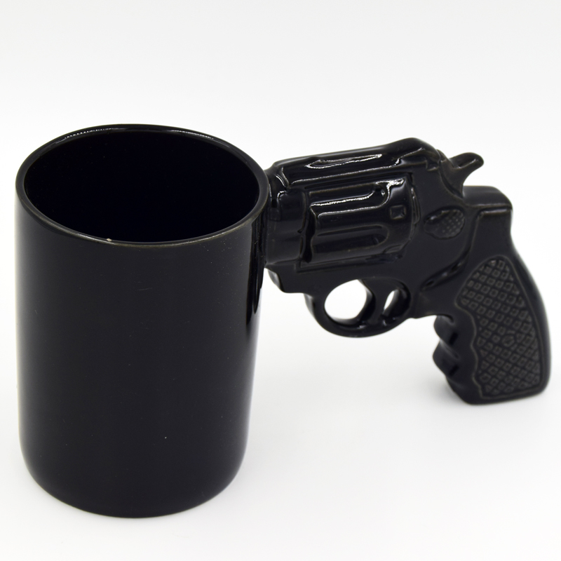 Revolver cup Creative personality Shooting cup Pistol shape mug coffee cup