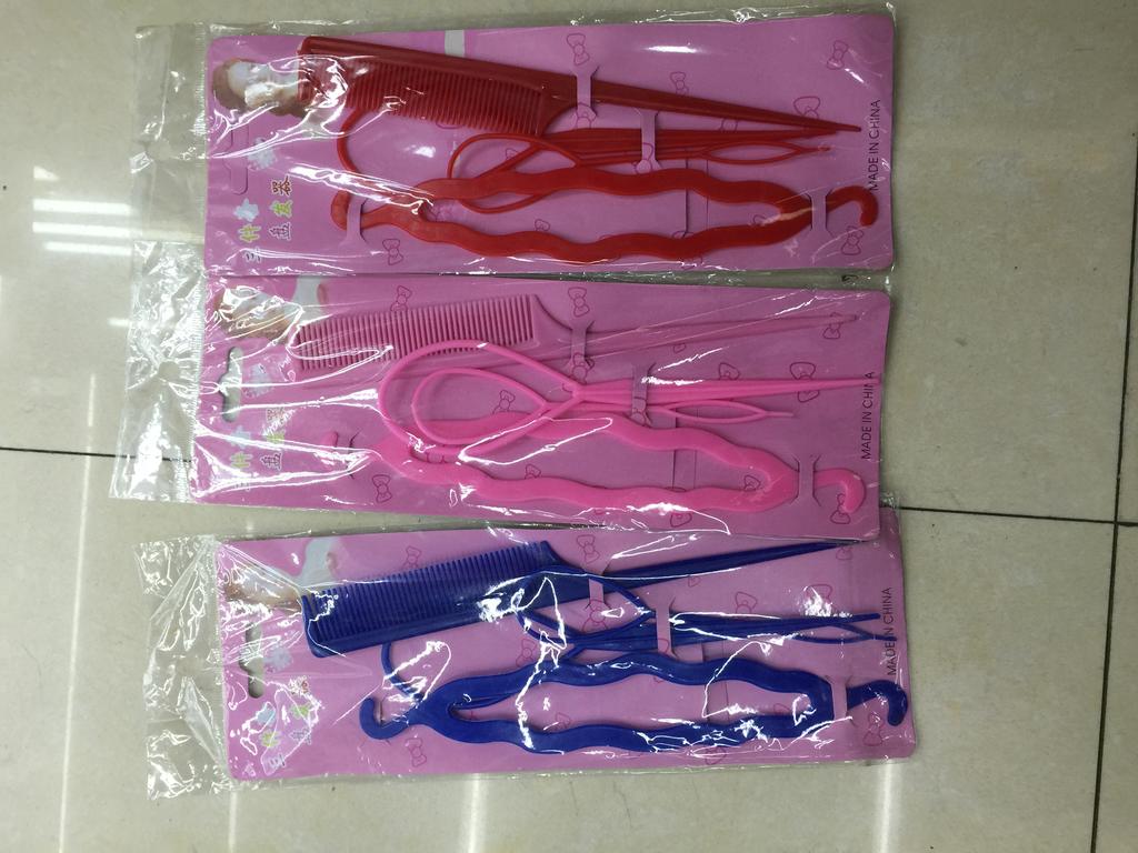 Hair Tray Combination Braiding Tool Ball Head 5 Sets Of Hair Accessories Korea Hair Set Application Scenario