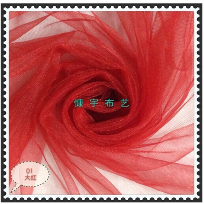 Glittering plain fabric princess dress net gauze stage costume fabric Application Scenario
