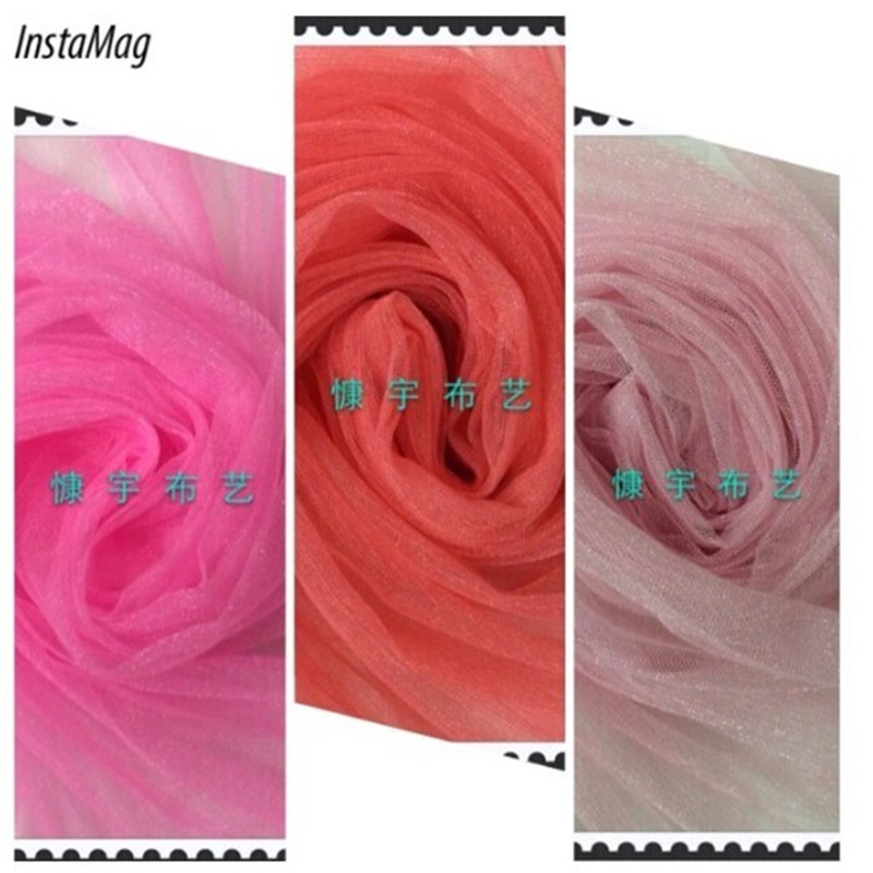 Hexagonal mesh fabric, glittering reinforced mesh, stage costume fabric, DIY accessory fabric