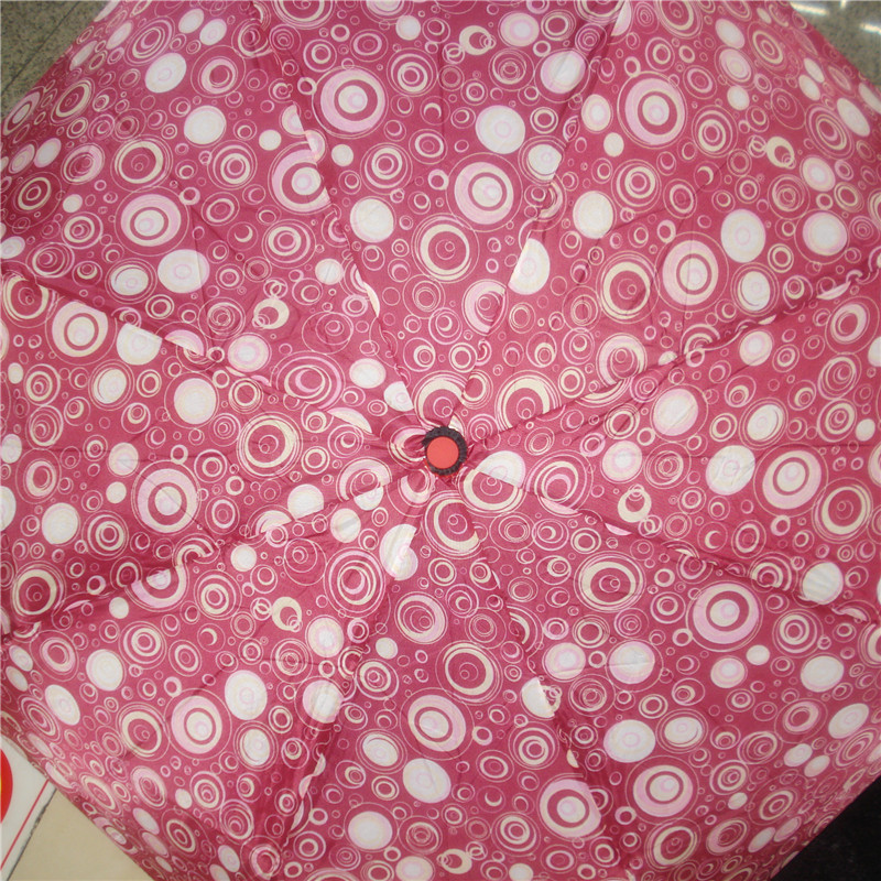 Fully automatic circular umbrella, three-fold umbrella, folding umbrella, high-end weather umbrella, creative windproof umbrella Specification image