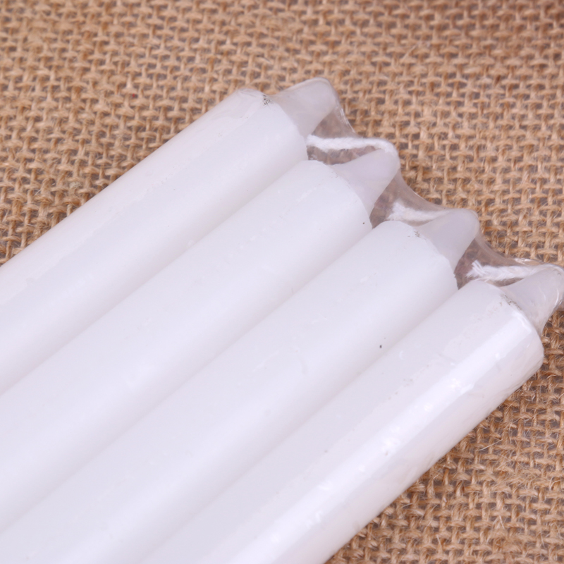 Full Paraffin Pole Wax Candle White Candle Lighting Candle Smokeless 4Pc 3455262 Specification drawing