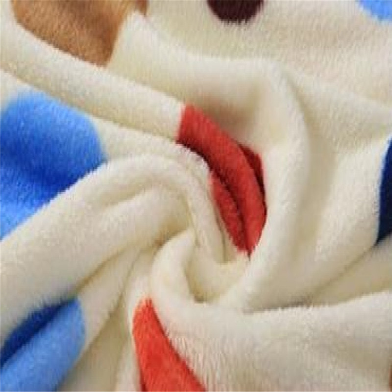 Cotton thickened winter coral-lined blanket Specification drawing