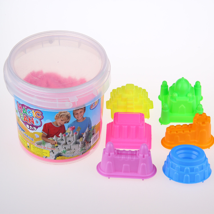 1000G Space Floating Moon Colorful Sandband Castle Mold Children's Educational Toy Specification drawing