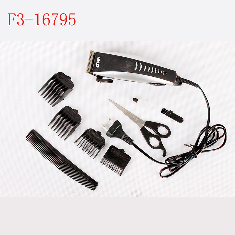 Guowei Foreign trade hot stainless steel knife head hair clippers explosive household DC hair clippers set thumbnail