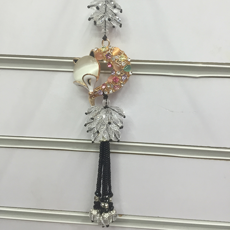 高档汽车挂件 猫眼石汽车挂件创意车挂吊坠 卡通可爱