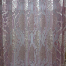 莱雅多种颜色，绣花，半透明，窗帘布-653