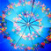 三折自动色丁创意女士折叠伞超大防紫外线遮阳伞细节图