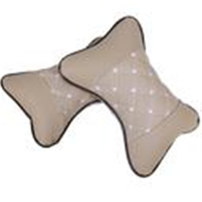 Car neck protection headrest, faux leather neck pillow, automotive products details Picture