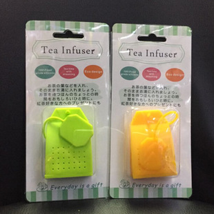 Envelope tea infuser silicone tea strainer Creative tea leak full figure