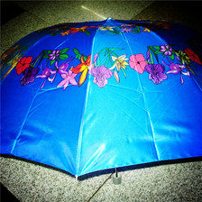 三折自动色丁创意女士折叠伞超大防紫外线遮阳伞