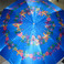 三折自动色丁创意女士折叠伞超大防紫外线遮阳伞产品图