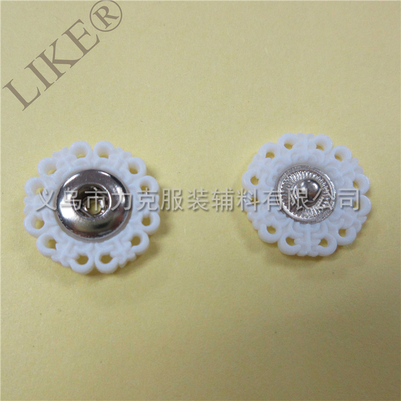 塑料按扣 尼龙树脂子母扣 双拼手缝啪钮