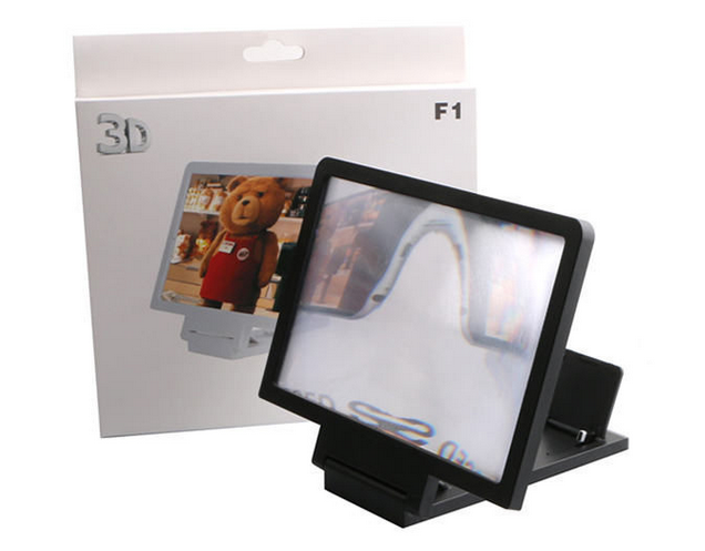3D mobile phone amplifier, folding phone stand, FI magnifying glass Application Scenario