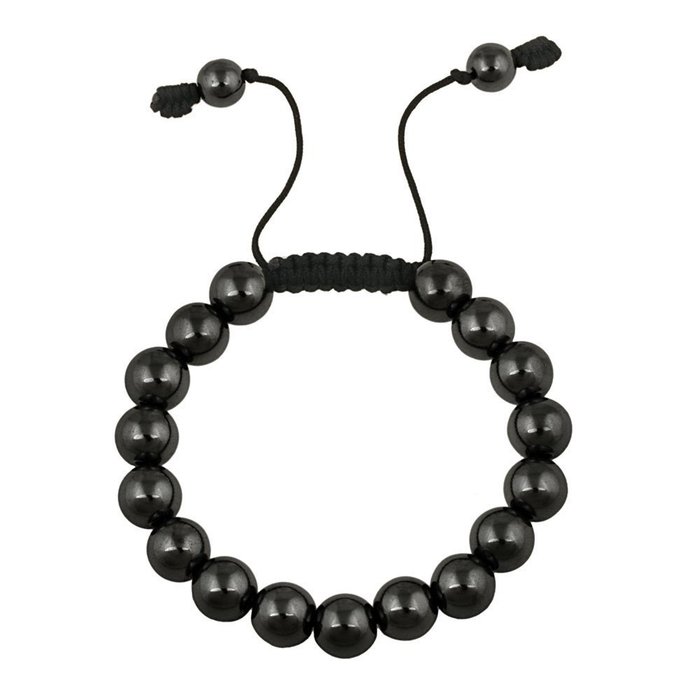 2016定制保健手链黑胆石装饰手链