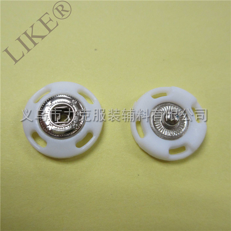 塑料按扣 尼龙树脂子母扣 双拼手缝啪钮