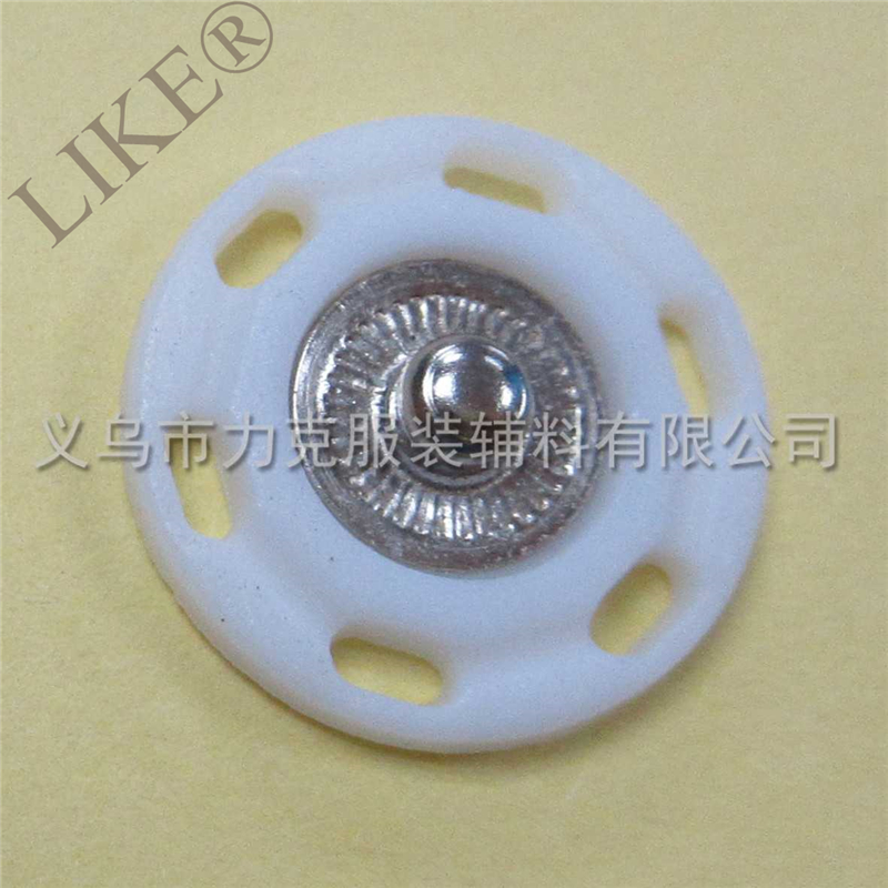 Plastic snap fastener, nylon resin mother-and-child buckle, double-piece hand-sewn snap button Specification image