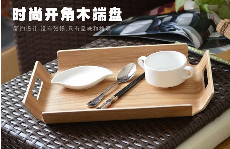 Manchurian fruit bowl European fruit bowl modern fashion creative wooden corner fruit bowl thumbnail