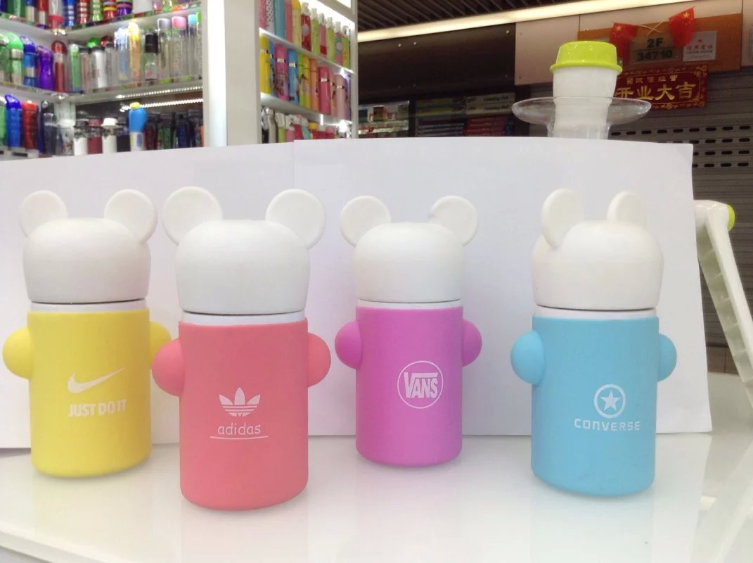 Hot-selling double-layer high-quality cat headband silicone insulated cup