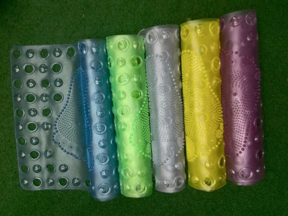 浴室垫防滑垫5080圆孔脚丫细节图